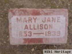 Mary Jane "jennie" Allison