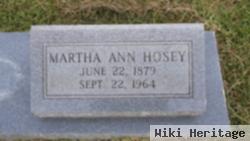 Martha Ann Hosey