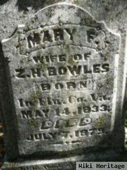 Mary Francis Pettit Bowles