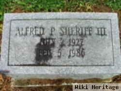 Alfred Pearson Sheriff, Iii