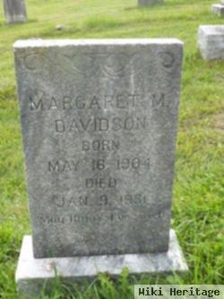 Margaret M Davidson