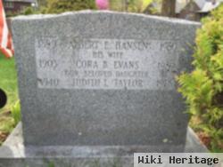 Cora B Evans Hansen