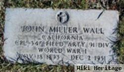 Corp John Miller "jack" Wall