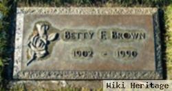 Betty F. Brown