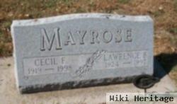 Cecil F. Mayrose