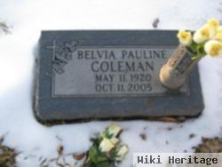 Belvia Pauline Peterson Coleman