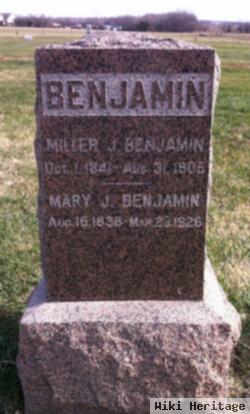 Mary J. Burt Benjamin