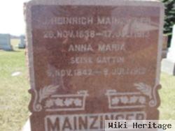 Johann Heinrich "henry" Mainzinger