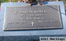 Pvt W. Aaron Roberts