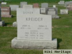 John Huber Kreider