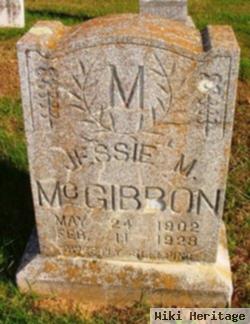 Jessie M Mcgibbon