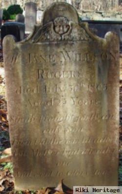 Mrs Jane Wilson Rogers