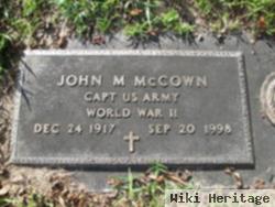 John M Mccown