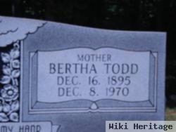 Bertha Todd Houston Houston