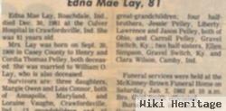 Edna Mae Pelley Lay