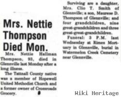 Nettie Hallman Thompson