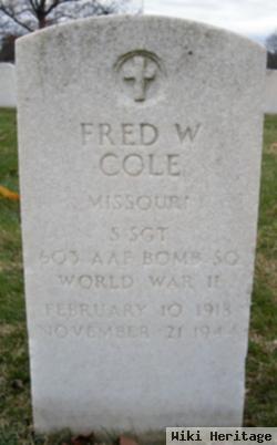 Ssgt Fred W Cole