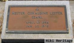 Hester Geraldine Lester Searl