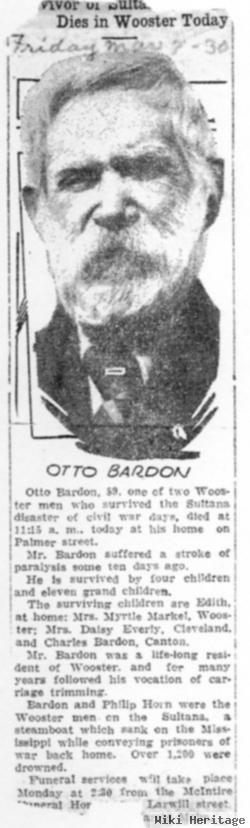 Pvt Otto C. Bardon