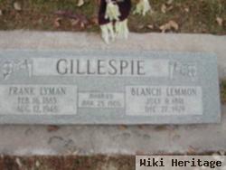 Blanche Lemmon Gillespie