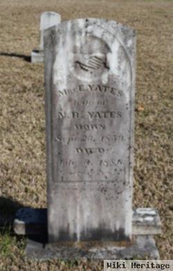 E. Yates