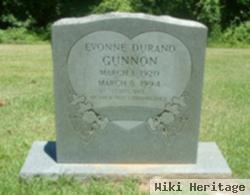 Evonne Blanche Durand Gunnon