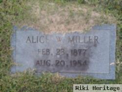 Alice A. Willoughby Miller