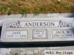 Jack W Anderson