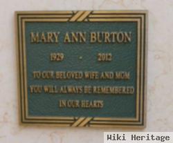 Mary Ann Burton