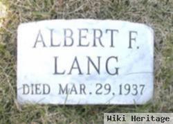 Albert F. Lang