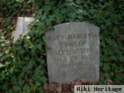 Mary Manervia Fowler