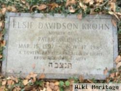 Elsie Davidson Krohn