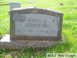 Merrill D. Henderson