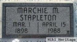 Marchie M Stapleton