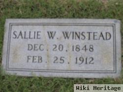 Sarah Elizabeth "sallie" Williams Winstead