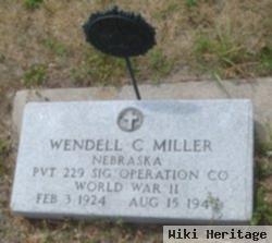 Pvt Wendell C Miller