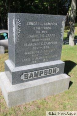 Harriet E Crapo Sampson