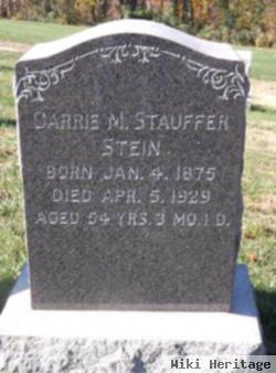 Carrie M. Stauffer Stein