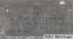 Milton O Stephens