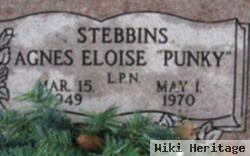 Agnes Eloise "punky" Stebbins