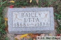 Henrietta "etta" Myers Bailey