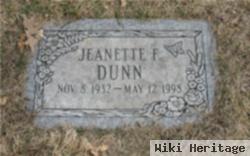 Jeanette F Dunn