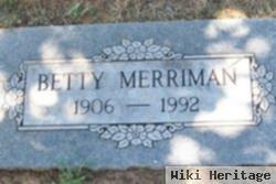 Amy Elizabeth "betty" Merriman