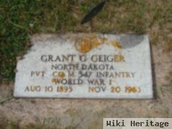 Grant G Geiger