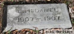 E Mcdaniel