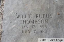 Willie Rufus Thompson