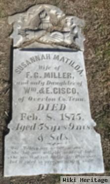 Susannah Matilda Cisco Miller