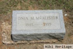 Onia Minnie Mcalister