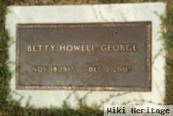 Elizabeth Colquitt "betty" Howell George