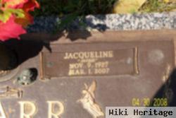 Marjorie Jacqueline "jackie" Capwell O'barr